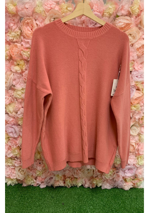 Jersey lana rosa